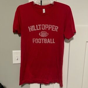 Bella Canvas Red Hilltopper WKU Football Tee